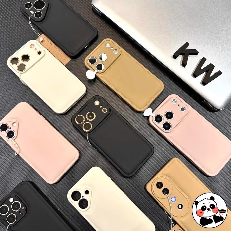 Ốp Điện Thoại 3D Bulge Cho Honor 300 200 100 90 80 70 60 50 SE Pro Vỏ Dễ Thương Đơn Giản Màu Trơn Mềm Vỏ Chống Sốc