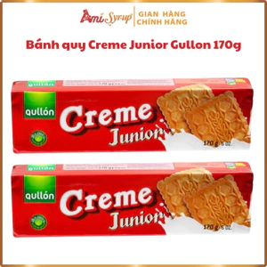 Bánh quy Creme Junior Gullon 170g, Vị Vani Truyền Thống Từ Tây Ban Nha Thơm Ngon