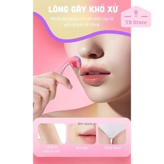 Bộ 3 Dao Cạo Lông Mini Gecomo, Dao Cạo Bỏ Túi Tiện Lợi