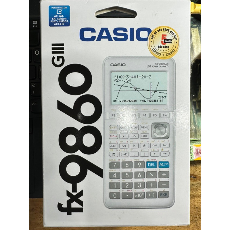 Máy tính khoa học, vẽ đồ hoạ, vẽ đồ thị Casio FX-9860GIII ( học sinh trường quốc tế, du học).