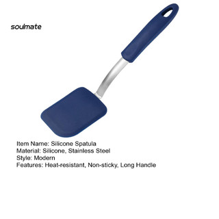 Linh hồn| Thìa Nhà Bếp Đa Năng Thìa Silicon Mini Silicone Cookie Thìa Turner Dụng Cụ Nướng Bánh Chống Dính Chịu Nhiệt Cho Bánh Brownies Nhỏ Bánh Quy Đông Nam Á Ủng Hộ