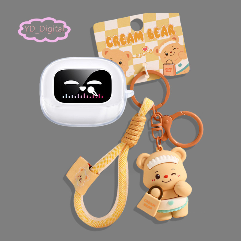 Dành Cho Ugreen Echobuds Magic Tai Nghe T6 Magic Tai Nghe Vỏ Bảo Vệ Vỏ Mềm Trong Suốt Bảo Vệ Chống Sốc Với Mặt Dây Chuyền Lợn Dễ Thương