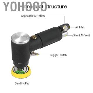 Yohooo Máy đánh bóng cầm tay mini yohooo 2 inch 3 khí nén Máy đánh bóng cầm tay tốc độ cao Máy đánh bóng sáp cho thân xe ô tô Đồ nội thất Bề mặt kim loại