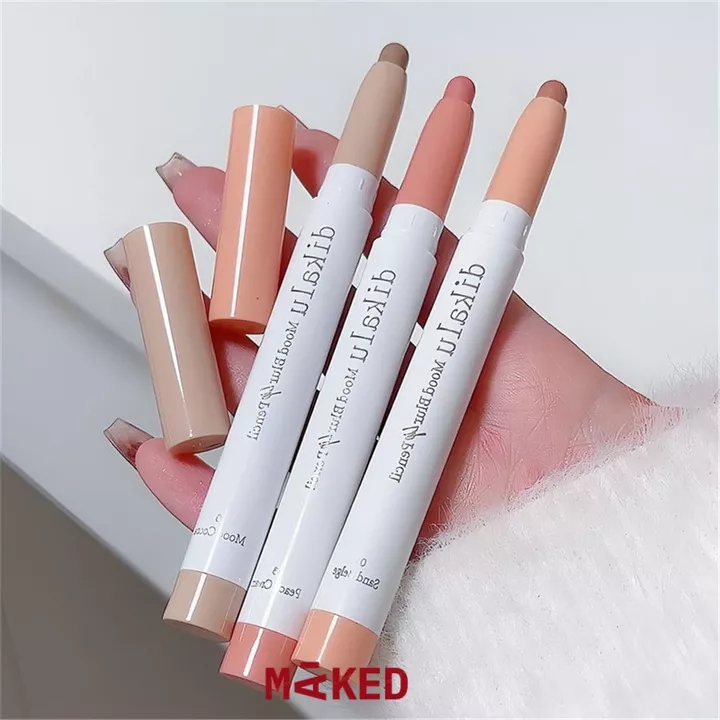 DIKALU Chống Dính Lip Liner Covers Không Đều Màu Môi Cười Môi Chống Thấm Nước Lip Liner Matte Lip Liner Nhung Họa Tiết Môi Lót Môi Nhẹ Và Không Dính