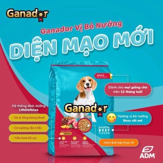 [Bao xá 10kg] - Thức ăn hạt cho chó Ganador - 6 vị
