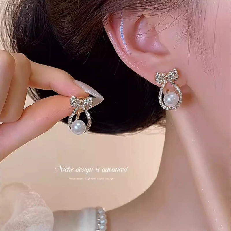 Giả Ngọc Trai Niche thiết kế tinh tế - Bông tai phù hợp nhiều dịp