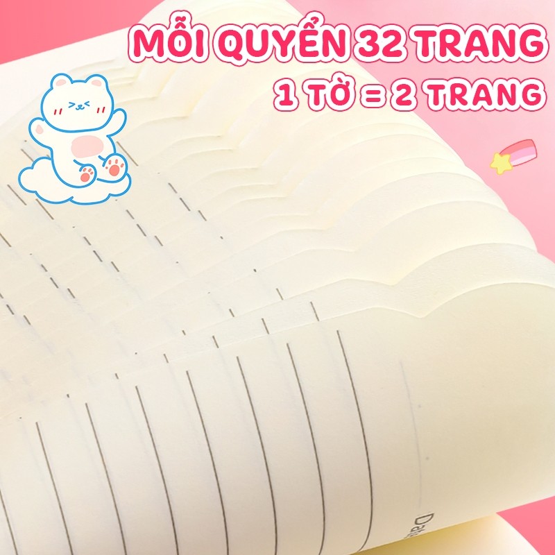 Combo 20 cuốn sổ tay kẻ ngang họa tiết đáng yêu, Sổ note mini nhỏ gọn dễ mang theo quà tặng văn phòng phẩm cho học sinh