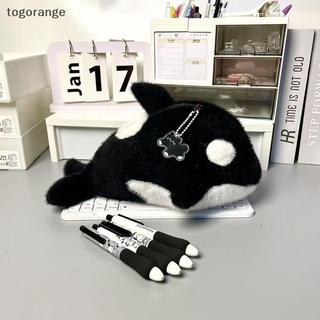 [TOG] Túi đựng bút cá voi sát thủ sang trọng hoạt hình dễ thương Dung tích lớn Túi đựng văn phòng phẩm Hộp đựng bút chì ngộ nghĩnh dành cho học sinh trường học Quà tặng [VN]