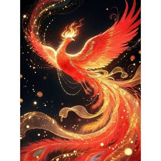Phong Cách Trung Quốc Mới Vàng Trắng Phượng Hoàng Tranh Canvas Dreamy Phong Thủy Chủ Đề Bảo Vệ Nhà Cửa Mạ Vàng Phác Thảo Thủ Công Thanh Lịch Và Lớn Nghệ Thuật Treo Tường Cho Phòng Học Lối Vào Tường Tiêu Đề