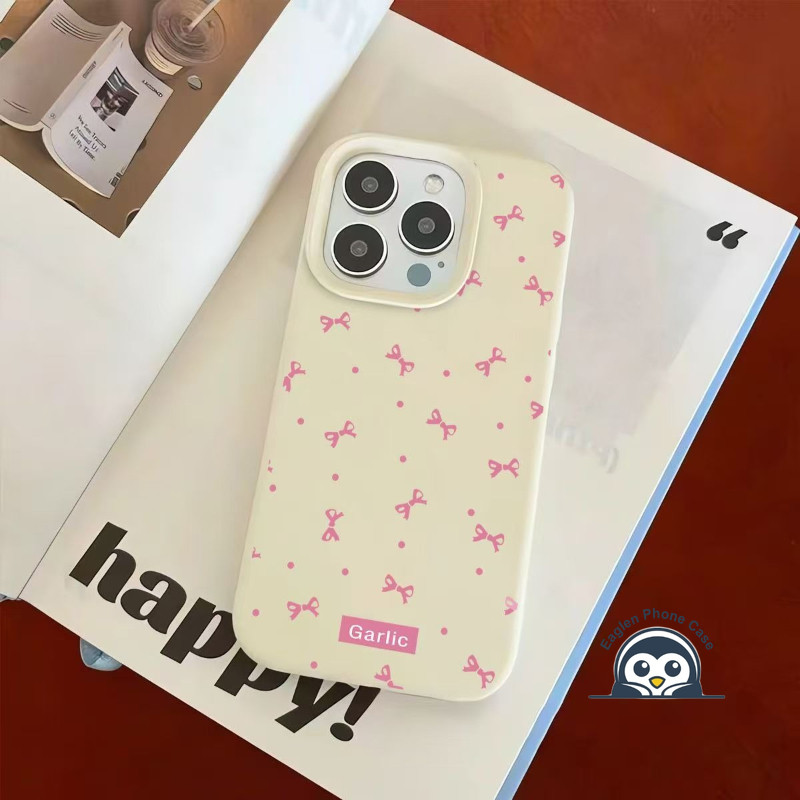 Ốp Điện Thoại Nơ Màu Hồng Dễ Thương Cho Vivo V40 V30 V29 X300 Pro Lite X200 FE X100 S30 Pro Vỏ Mini Ins Phong Cách Màu Kẹo Hoạt Hình Graffiti ốp Matte Chống Sốc Mặt Sau Mềm