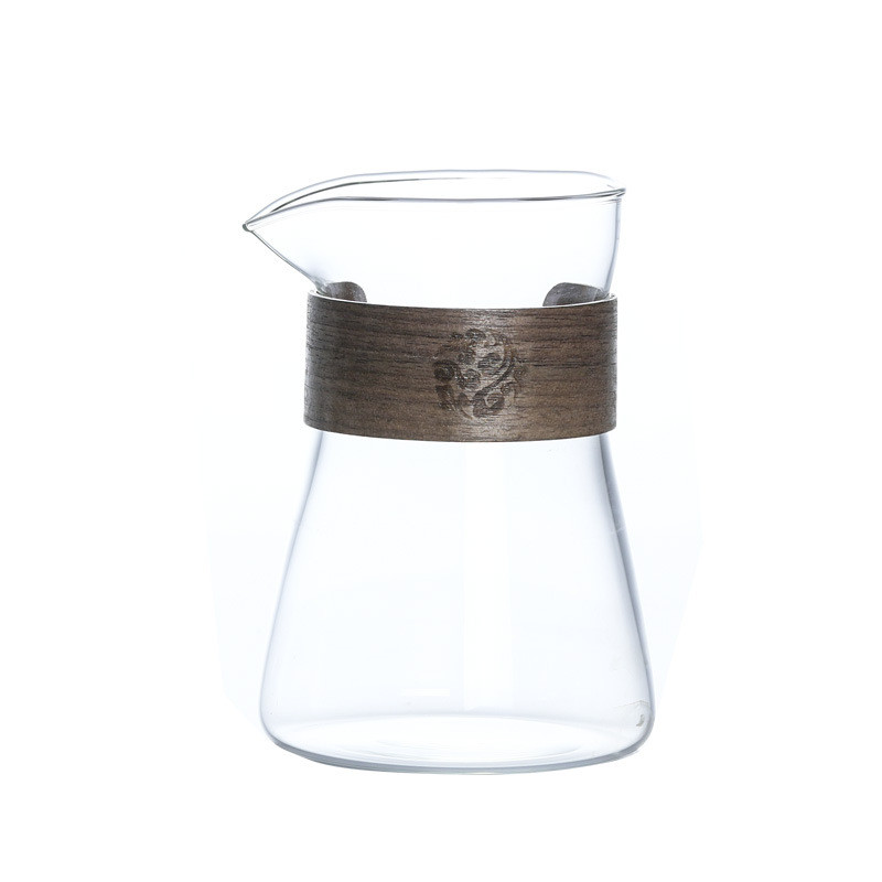 Cà Phê Pha Tay Chia Sẻ Nồi Thủy Tinh Borosilicate Cao Cà Phê Mây Nồi Cà Phê Gia Đình Có Nắp Z6QX