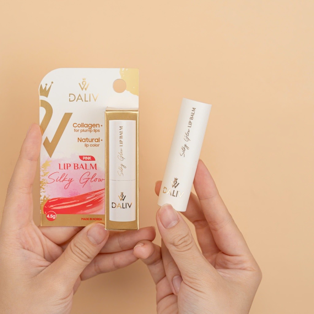Son Dưỡng Môi Cao Cấp Daliv Silky Glow Màu Cam Dưỡng Ẩm Làm Mềm Môi Giảm Nứt Nẻ 4.5g