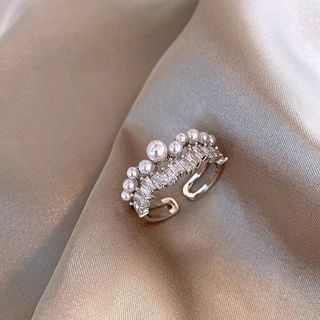 Nhẫn Ngọc Trai Bạc Sterling Cho Bé Gái, Sang Trọng, Phù Hợp Làm Quà Tặng Ngày Lễ Tình Nhân