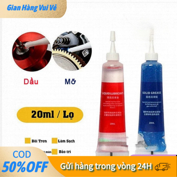 [24h]Dầu Tra Máy Câu Cá Cao Cấp - Bôi Trơn Vòng Bi, Giảm Ma Sát Cho Cần Câu Tay