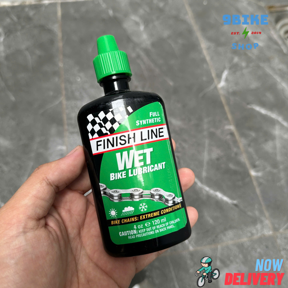 Dầu châm sên xe đạp Finish Line WET 120ml - hàng chính hãng | Shopee ...