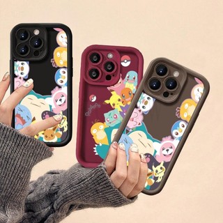 Tương thích cho OPPO Reno 12 Pro Reno 11 Pro 11F 10 8 Pro + Reno 8T 5F Pokemons Snorlax Pikachu Silicone Soft Cover