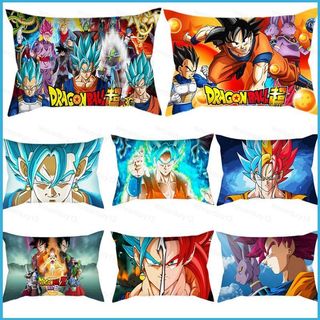 G13 Dragon Ball Anime Hình Chữ Nhật 30x50CM Gối Sofa Ô Tô Đệm Trang Trí Nhà Son Goku Bejīta Pillowc
