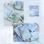 GREA 60 Tờ Sổ Lưu Niệm Chất Liệu Giấy, Trang Trí Hai Mặt Refill Trang Ghi Nhớ Pad, A7 DIY Cắt Dán Đồ Thủ Công Người Lập Kế Hoạch Chèn Tạp Chí