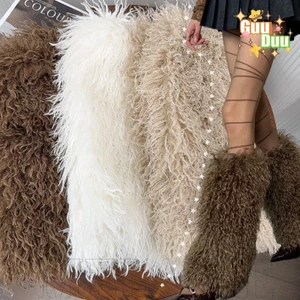 Dụng cụ ấm chânfake 20/40cm - Phong cách Punk, Hip Hop, Vintage - Vỏ dày dặn, giữ ấm tốt cho mùa thu đông