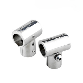 90 Độ Marine 316 Thép Không Gỉ Tee Chống Ăn Mòn Tay Đường Sắt Lắp 22 Mm 25 Mm Thuyền Tay Sắt Phụ Kiện