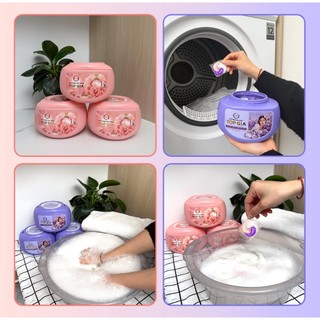 Viên giặt xả TopGia, hương hoa hồng và lavender, giặt sạch, tiết kiệm,an toàn cho bé Topgia Store1