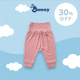 Quần lưng cao sơ sinh Bunnybaby chất thun tăm lụa mềm cho bé 3-10kg