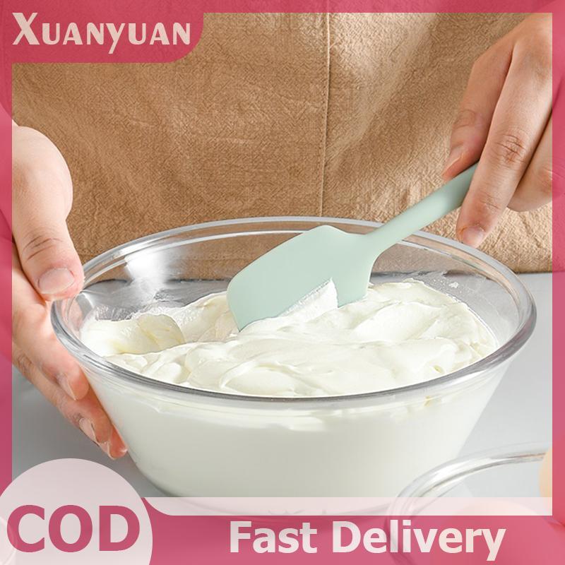 XUAN 1 Nhà Bếp Silicon Kem Bơ Bánh Thìa Batter Cạp Bàn Chải Bơ Trộn Bánh Bàn Chải Dụng Cụ Nướng Bánh Dụng Cụ Nhà Bếp Dụng Cụ Nhà Bếp S / L VN