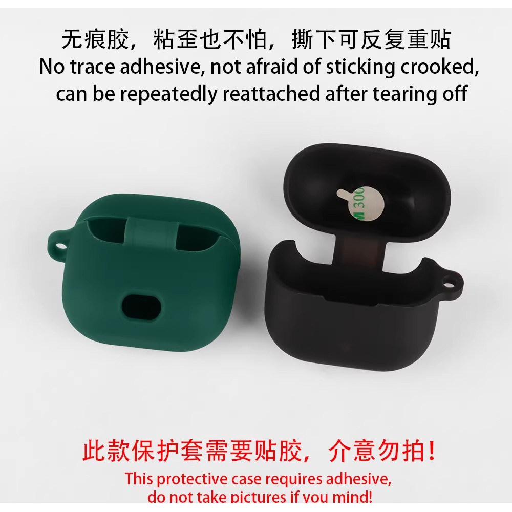 Cho Baseus Bass BP1 NC Ốp Lưng Tai Nghe Silicon Bảo Vệ Vỏ Chống Sốc Có Thể Giặt Bảo Vệ Tai Nghe Tay Mềm Có Móc