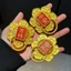 DONOVANQQ 2 Chiếc Cửa Gõ Tủ Lạnh, Phong Cách Trung Hoa 3D Lễ Hội Mùa Xuân Tủ Lạnh, Nhựa Sáng Tạo Mô Phỏng Miếng Dán Tủ Lạnh Quà Tặng