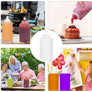 1 / 2 / 3 Chai ép nước sốt chống rò rỉ cỡ nòng lớn - 800 / 1000ML Hộp đựng Salad sốt cà chua trong suốt có nắp