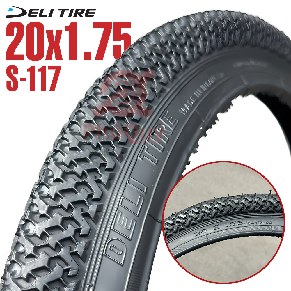 Vỏ Deli 20x1.75 (S-117) (406)