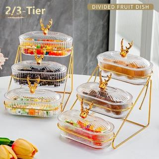 TRTR 2 / 3 Tầng Bát Trái Cây Khay Phục Vụ Bộ Buffet Trái Cây Khô Salad Khay Có Giá Khay Phục Vụ Cho Đảng VN