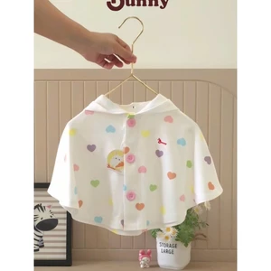Áo choàng sơ sinh chống nắng Bunnybaby chất thun cotton cho bé 6-12M