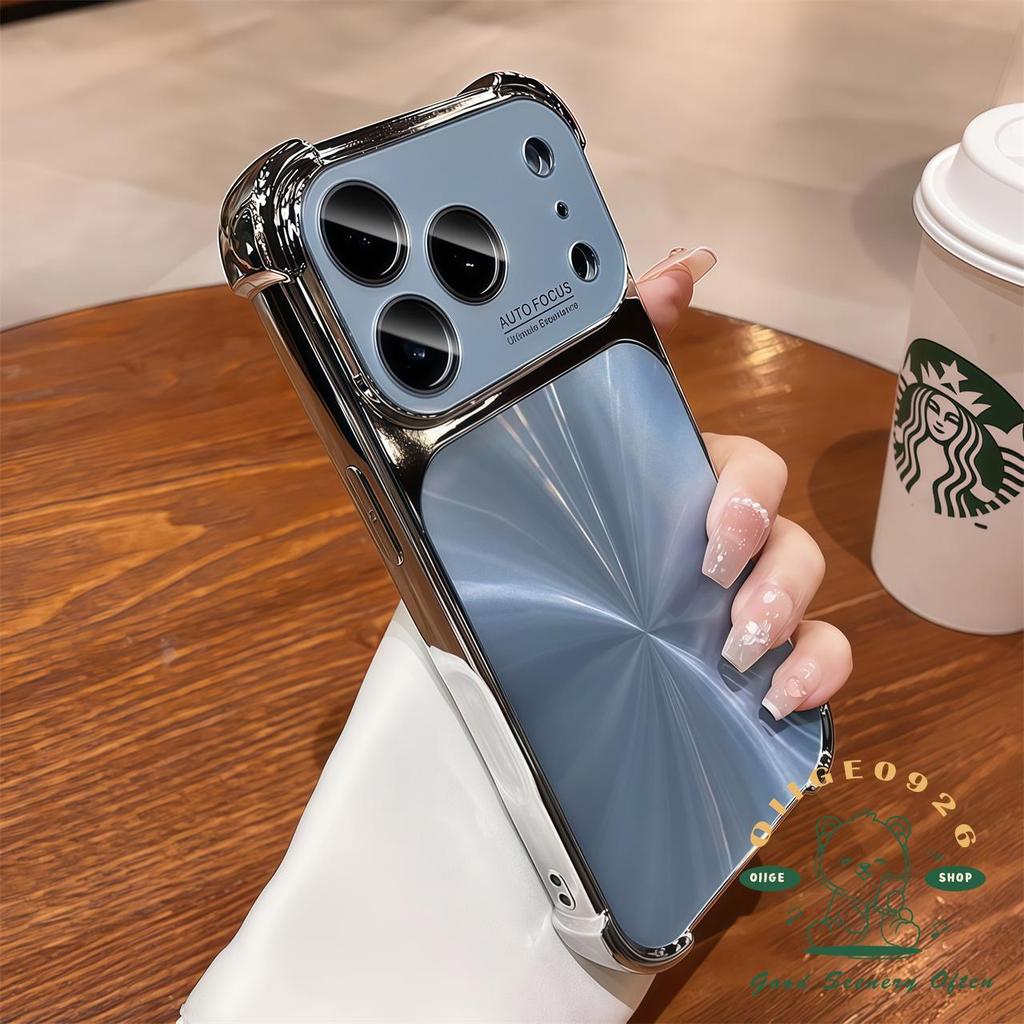 【 Ốp lưng iPhone17 】 Mạ túi khí Aurora Vỏ điện thoại iphone17 Pro Max16 15 14 13 cho vỏ iPhone Vỏ mềm silicon TPU chống sốc
