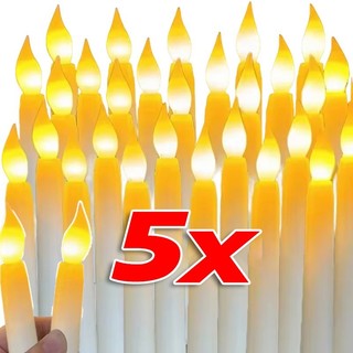 1 / 3 / 5 Cái Đèn LED Dài Cực Ngọn Lửa Nến - Chạy Bằng Pin Điện Tử Nhấp Nháy Nến Trang Trí Nhà