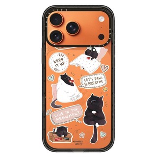 Ốp Điện Thoại Line Cat Acrylic Cho iPhone 17 Pro Max 17 Air 16 Plus 15 14 13 12 Vỏ Bảo Vệ Chống Sốc