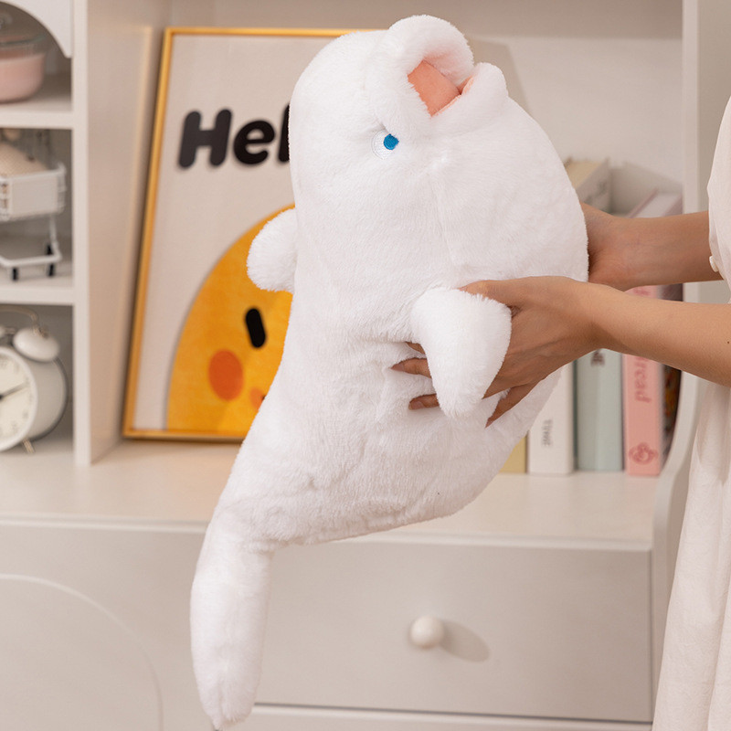 Đồ chơi sang trọng động vật đại dương đáng yêu - Orca, Beluga, Seal, Shark & Dolphin Soft Cuddly Gối dành cho người bạn đồng hành ngủ