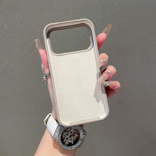 Thích Hợp Cho 17proMax Ốp Điện Thoại Silicon Lỏng Bên Trong Từ Tính iPhone16 Da Cảm Thấy Chống Sốc 15 Vỏ Bảo Vệ Hàng Spot