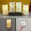Đèn ngủ cảm ứng LED NEWIDEA, Đèn giấy xoay Mini có thể điều chỉnh độ sáng, có thể sạc lại độc đáo Trang trí nội thất Đèn bàn gấp di động Quà tặng du lịch