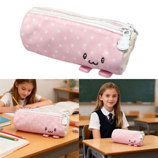 Bút Chì RISEDOT, Túi Đựng Bút Cuộn Khăn Hồng Dung Tích Lớn, INS Soft Touch Di Động Văn Phòng Phẩm Tổ Chức Đồ Dùng Học Tập