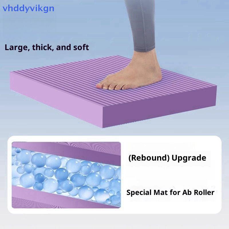 VHDD Miếng lót tập yoga cao cấp dày, chống trơn trượt với đệm mắt cá chân và đầu gối cho tập luyện ổn định