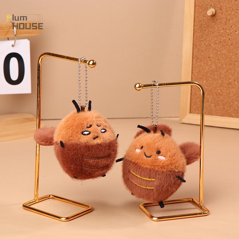 PlumHOUSE Hoạt Hình Gián Sang Trọng Móc Khóa Thú Nhồi Bông Búp Bê Móc Khóa Ba Lô Đáng Yêu Mặt Dây Chuyền Chìa Khóa Ô Tô Trang Trí Cặp Đôi Quà Tặng VN