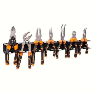 [Còn hàng] PURECOTTON0 1 Cái Giá đỡ Kìm, Giá treo tường dụng cụ cầm tay có tuốc nơ vít, Kìm búa Xưởng thép Phụ kiện Dụng cụ sắp xếp lưu trữ dụng cụ