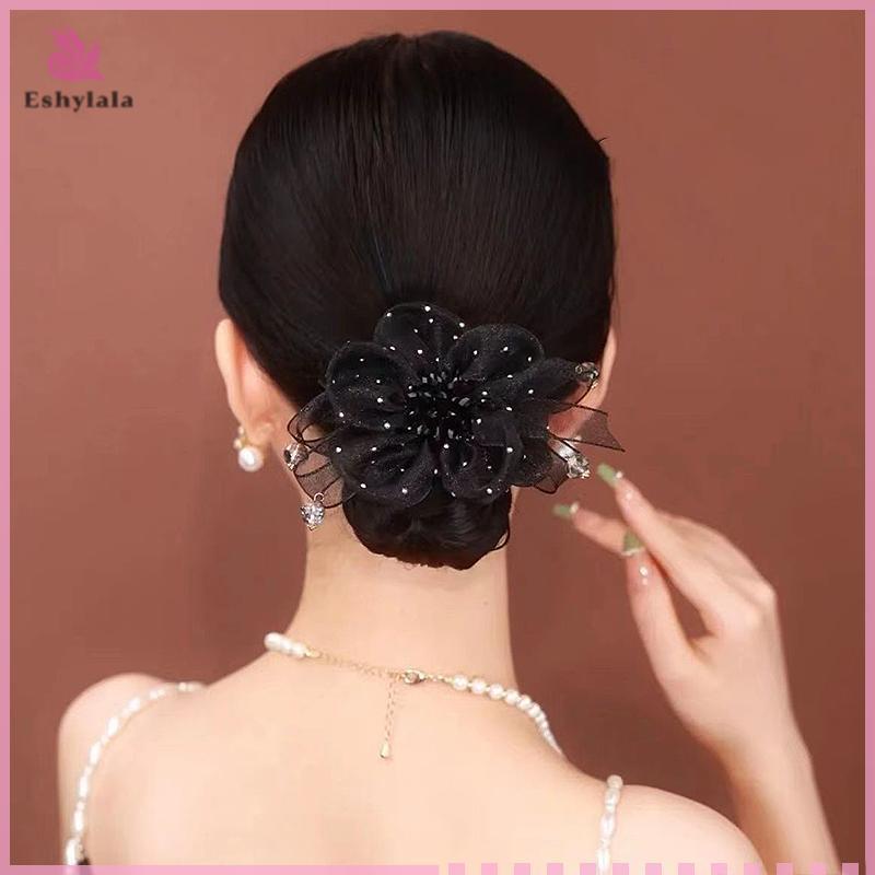 Vòng Tóc Hoa Gypsophila Cao Cấp Tôn Dáng Tóc Tính Khí Lưới Hoa Phụ Kiện Tóc Cho Nữ [MỚI]
