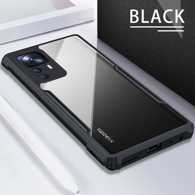 Ốp Lưng Cho Vỏ Điện Thoại Xiaomi 12T 11T 10T Pro 11 12 Lite Vỏ Cứng Chống Sốc Mỏng Pha Lê Trong Suốt