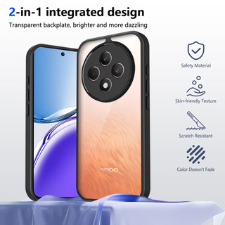 Dành cho OPPO Reno 12F / F27 Pro + 4G / 5G Ốp điện thoại cứng trong suốt Khung silicon mềm chống rơi mỏng