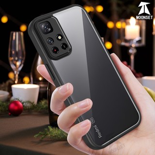 Dành cho Redmi Note 11s 5G / Note 11 Pro 4G / 5G Ốp điện thoại cứng trong suốt Khung silicon mềm Chống rơi Vỏ mỏng chống sốc