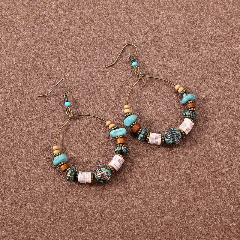 GHGl Earrings Bohemian Retro Phong Cách Dân Tộc Với Tassel Chiếc Mỏng