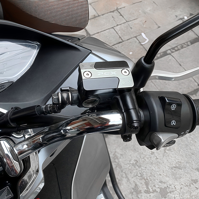 Dành Cho Xe Honda PCX160 PCX150 2020-2025 CNC Nhôm Phanh Chính Xi Lanh Chứa Nắp