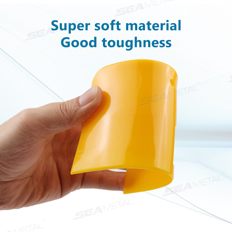 SEAMETAL 3 Cái Máy rải rác thân xe 4 / 5 / 6 Inch Dụng cụ cạo mềm có thể tái sử dụng để áp dụng chất độn Putties Caulks Phim và Sơn